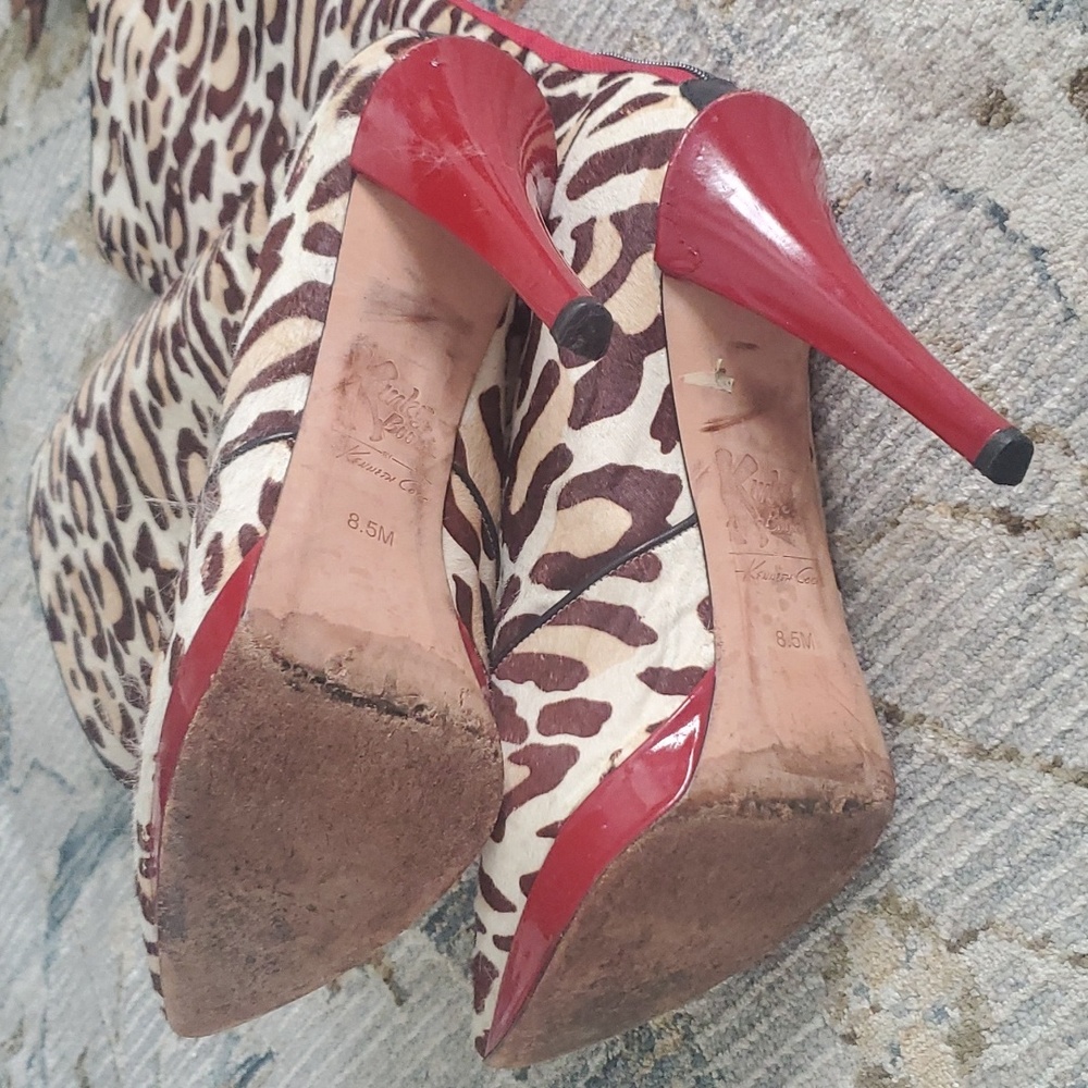Kenneth Cole wild leopard boots - Picture 9 of 11